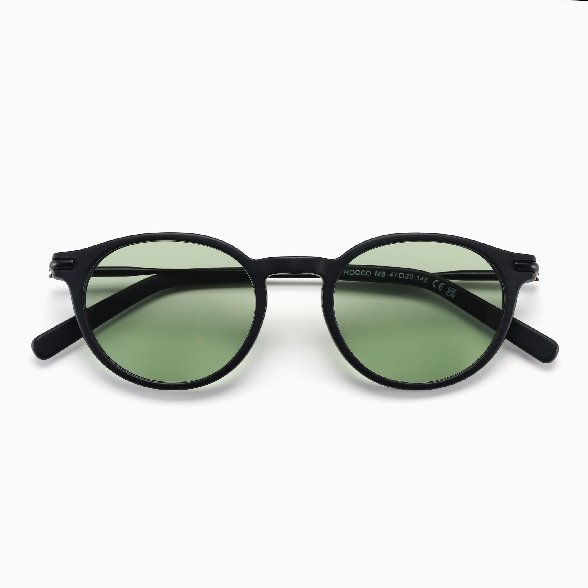 Rocco Sun - Noir mat Vert